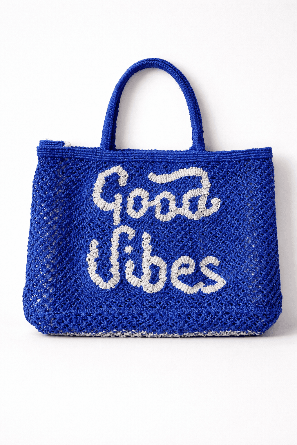 Radiant 'Good Vibes' Macrame Tote