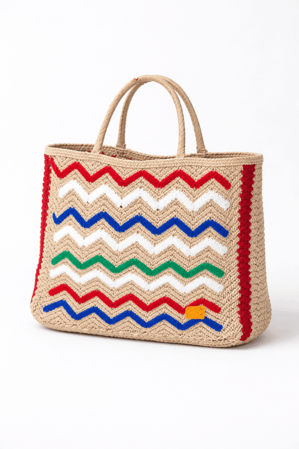 Multicolor Wave Red-Border Carrier